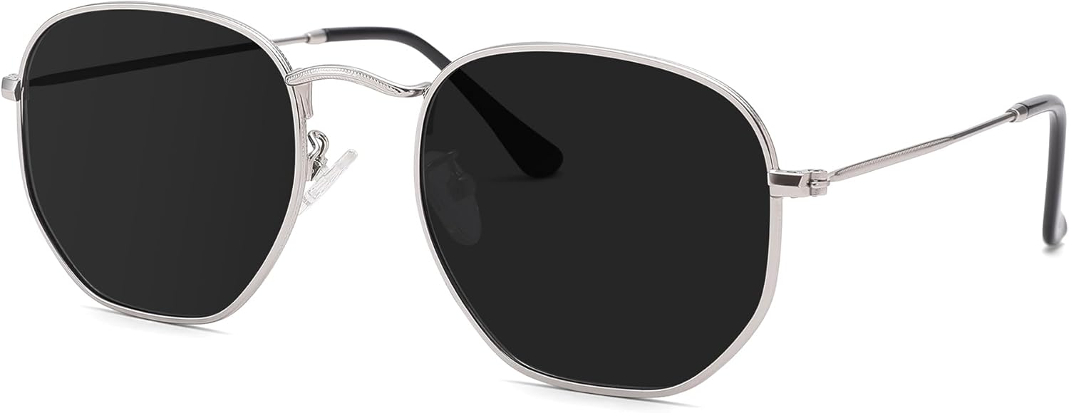 Поляризованные шестиугольные солнцезащитные очки Pro Acme для женщин и мужчин, квадратная металлическая оправа, защита от УФ-излучения, для вождения и использования на открытом воздухе, 06 Silver Frame/Grey Lens
Поляризованные шестиугольные солнцезащитные очки Pro Acme для женщин и мужчин, квадратная металлическая оправа, защита от УФ-излучения, для вождения и использования на открытом воздухе, 06 Silver Frame/Grey Lens