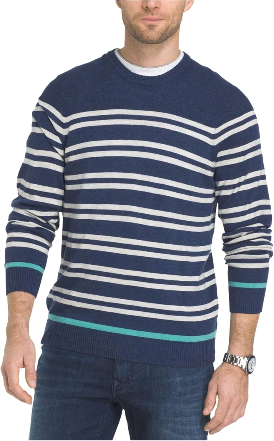 IZOD мужской свитер Durham Textured Stripe 12 Gauge
IZOD мужской свитер Durham Textured Stripe 12 Gauge