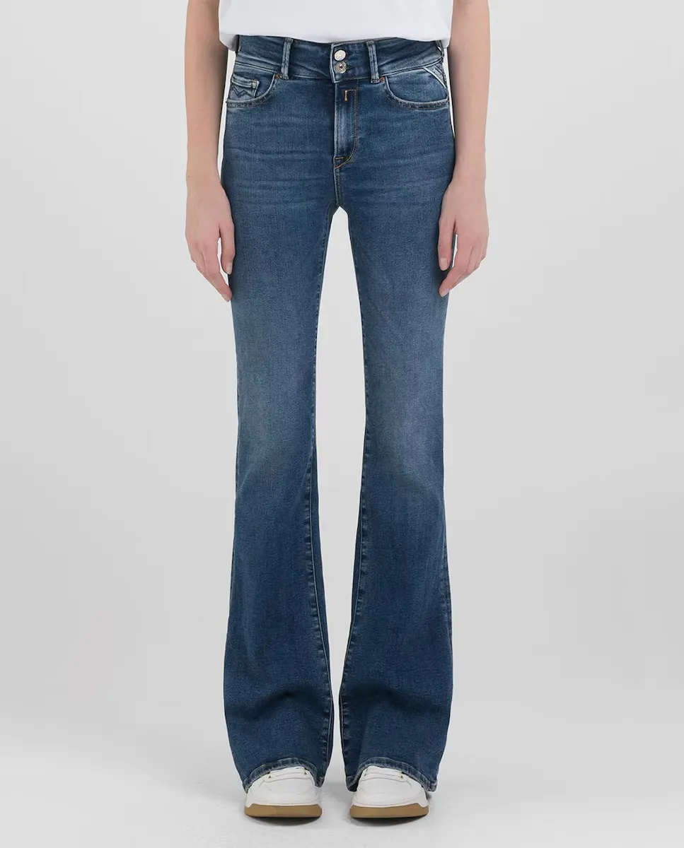 Женские расклешенные джинсы с карманами Replay, синий
Женские расклешенные джинсы с карманами Replay, синий