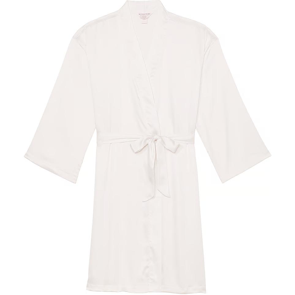 Сатиновая миди-пеньюар/Кокосовый белый
Сатиновая миди-пеньюар/Кокосовый белый