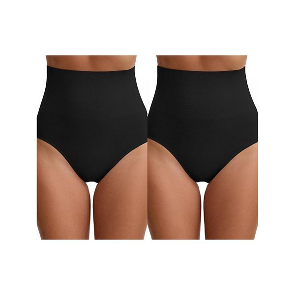 2 пары женских утягивающих трусов с высокой талией для контроля живота Inspire Chic, Black
2 пары женских утягивающих трусов с высокой талией для контроля живота Inspire Chic, Black