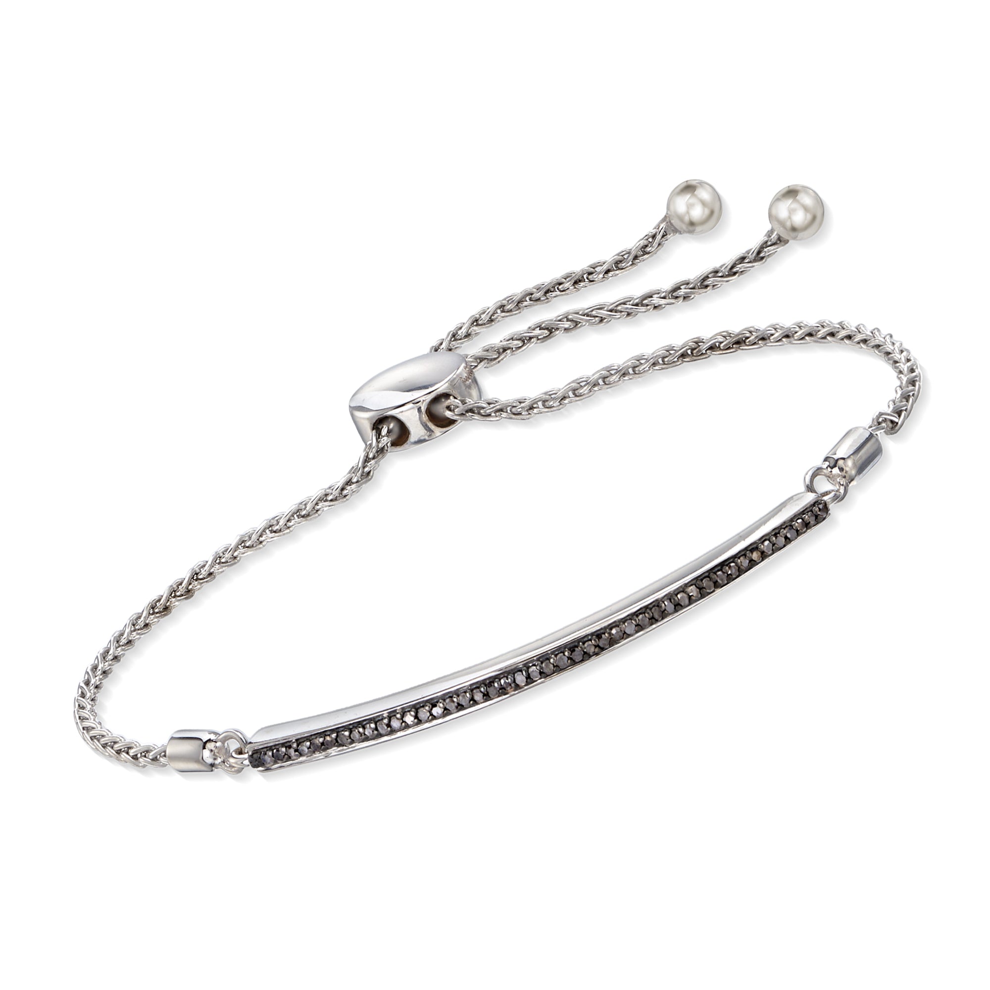 Браслет-боло Ross-Simons Black Diamond Bar из стерлингового серебра Ross-Simons, белый
Браслет-боло Ross-Simons Black Diamond Bar из стерлингового серебра Ross-Simons, белый