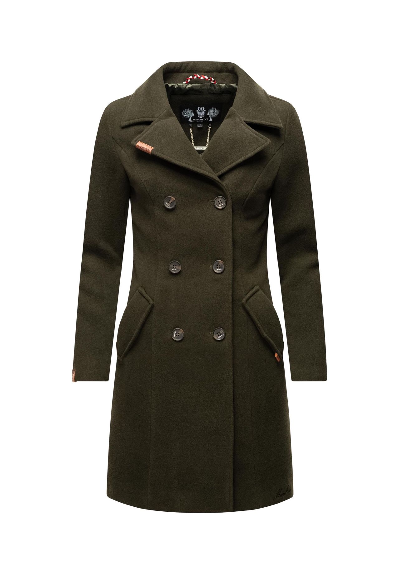 Шерстяное пальто Nanakoo MARIKOO, темно-зеленый
Шерстяное пальто Nanakoo MARIKOO, темно-зеленый