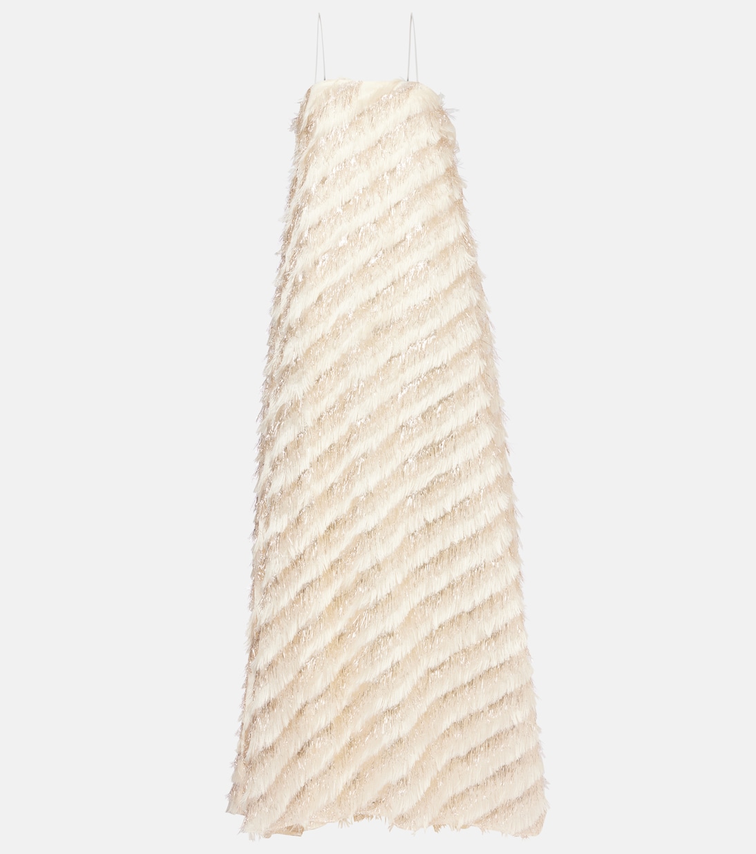 Длинное платье из жаккарда с бахромой Anguilla Taller Marmo, белый
Длинное платье из жаккарда с бахромой Anguilla Taller Marmo, белый