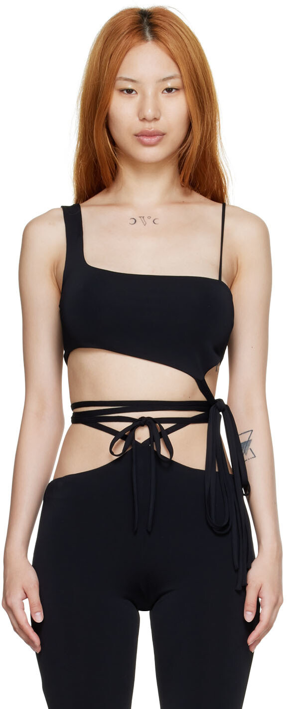 Черная майка из вискозы MACH & MACH
Черная майка из вискозы MACH & MACH