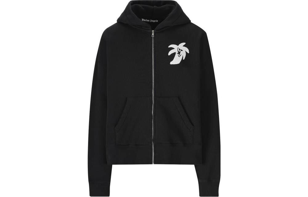 Толстовка с капюшоном на молнии с логотипом Palm Angels, черный
Толстовка с капюшоном на молнии с логотипом Palm Angels, черный