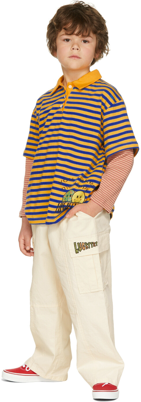 Детские базовые брюки Off-White с карманом и защипами Luckytry
Детские базовые брюки Off-White с карманом и защипами Luckytry