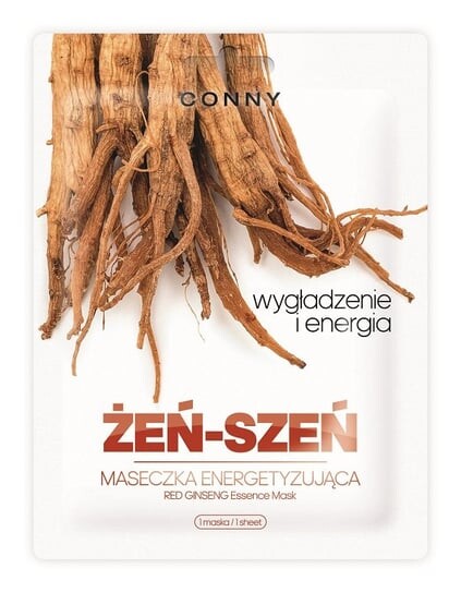 Бодрящая тканевая маска Женьшень 23г Conny, Red Ginseng Essence Mask
Бодрящая тканевая маска Женьшень 23г Conny, Red Ginseng Essence Mask