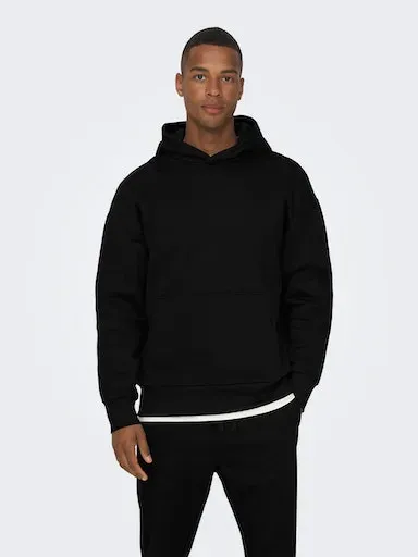 Толстовка ONLY & SONS с капюшоном "ONSDAN LIFE RLX HEAVY SWEAT HOODIE NOOS", черный
Толстовка ONLY & SONS с капюшоном "ONSDAN LIFE RLX HEAVY SWEAT HOODIE NOOS", черный