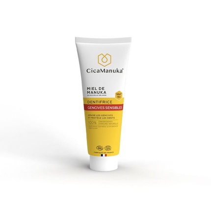 Зубная паста Iaa15+ для чувствительных десен с медом манука Cicamanuka
Зубная паста Iaa15+ для чувствительных десен с медом манука Cicamanuka