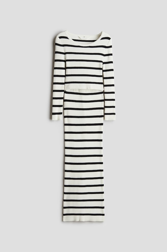 Комплект из двух предметов: рубашка и юбка H&M, белый
Комплект из двух предметов: рубашка и юбка H&M, белый