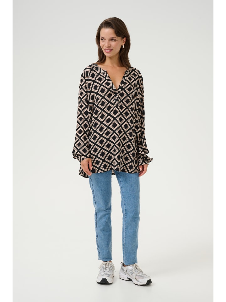 Блузка Kaffe, цвет black deep/feather g./chestnut
Блузка Kaffe, цвет black deep/feather g./chestnut