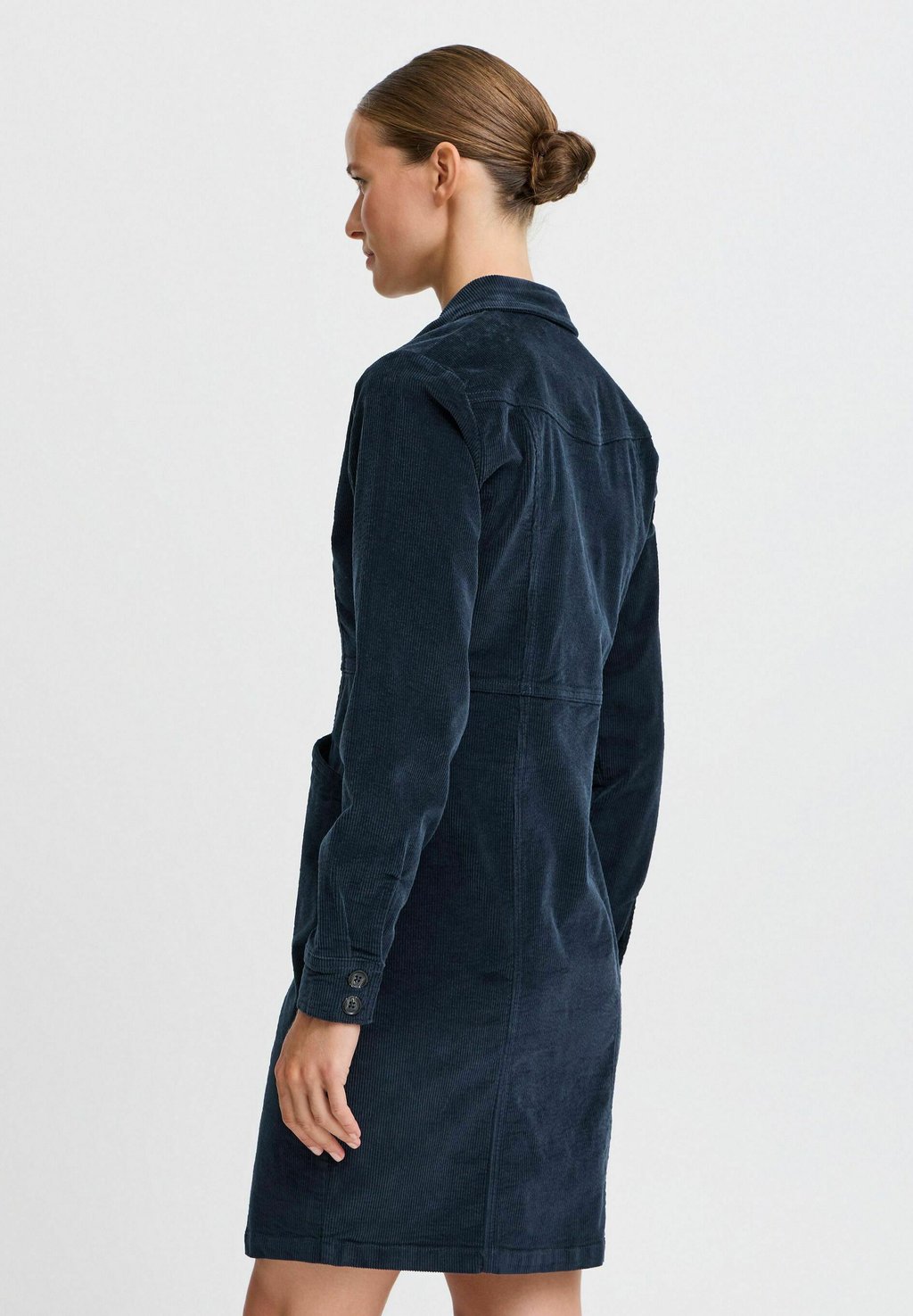 Платье-рубашка b.young, синий 
Платье-рубашка b.young, синий