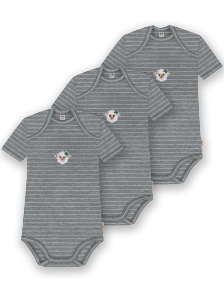 Normani Outdoor Sports Комплект из 3 детских боди с коротким рукавом из мериносовой шерсти, цвет Тауранга, серая полоска
Normani Outdoor Sports Комплект из 3 детских боди с коротким рукавом из мериносовой шерсти, цвет Тауранга, серая полоска