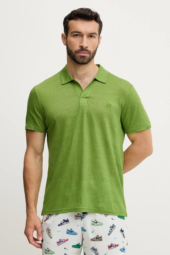 Льняное полотно PYRAMID Vilebrequin, зеленый 
Льняное полотно PYRAMID Vilebrequin, зеленый