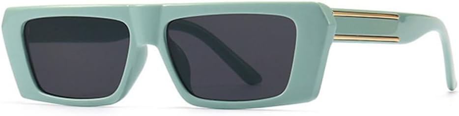 Солнцезащитные очки MUTYNE Retro Small Rectangle для женщин, модные, серые с градиентом, защита от УФ-излучения UV400; для мужчин, квадратные, с желтой полосой, Cyan Gray
Солнцезащитные очки MUTYNE Retro Small Rectangle для женщин, модные, серые с градиентом, защита от УФ-излучения UV400; для мужчин, квадратные, с желтой полосой, Cyan Gray