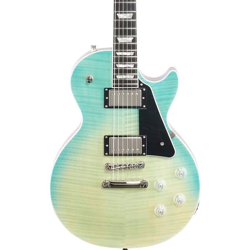 Электрогитара Epiphone Les Paul Modern Figured, цвет Caribbean Blue Fade Les Paul Modern Modern Figured Electric Guitar
Электрогитара Epiphone Les Paul Modern Figured, цвет Caribbean Blue Fade Les Paul Modern Modern Figured Electric Guitar