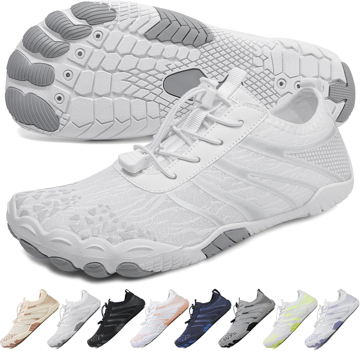 Ботинки для походов для женщин и мужчин, унисекс водонепроницаемые босоножки, дышащие, противоскользящие походные туфли для занятий спортом, с широкой носочной частью, для походов, прогулок, бега, йоги и водных видов спорта Xianfengniao, белый/с...
Ботинки для походов для женщин и мужчин, унисекс водонепроницаемые босоножки, дышащие, противоскользящие походные туфли для занятий спортом, с широкой носочной частью, для походов, прогулок, бега, йоги и водных видов спорта Xianfengniao, белый/с...