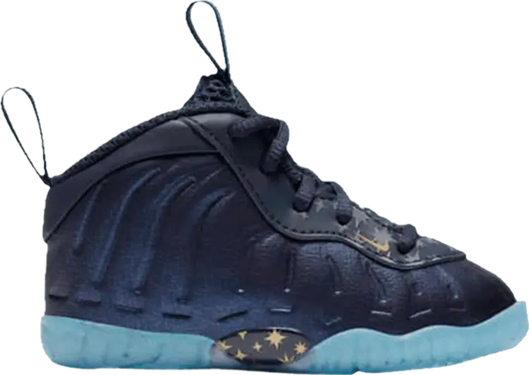 Кроссовки Nike Little Posite One TD 'Gold Stars', синий 
Кроссовки Nike Little Posite One TD 'Gold Stars', синий