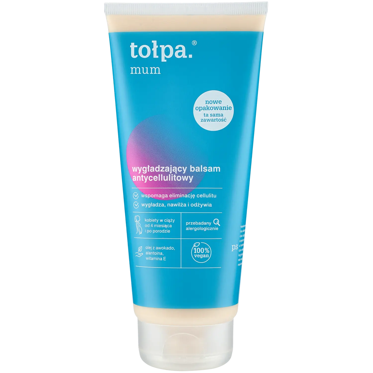 Tołpa Mum разглаживающий антицеллюлитный лосьон, 200 мл
Tołpa Mum разглаживающий антицеллюлитный лосьон, 200 мл