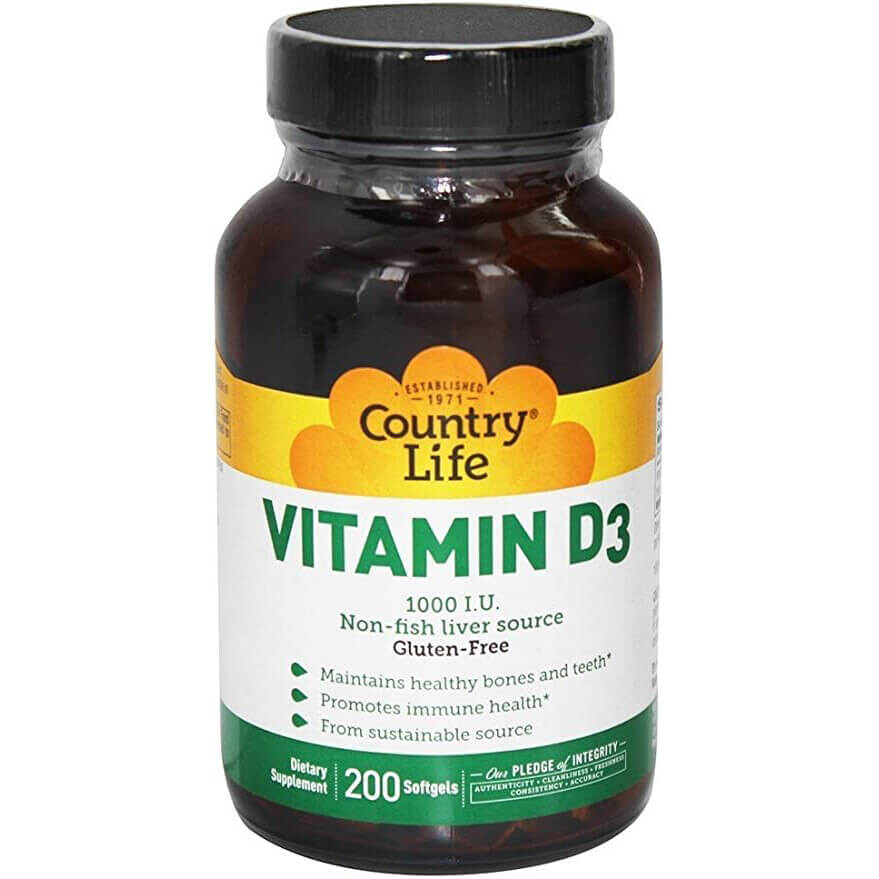 Витамин D Country Life, 200 капсул
Витамин D Country Life, 200 капсул