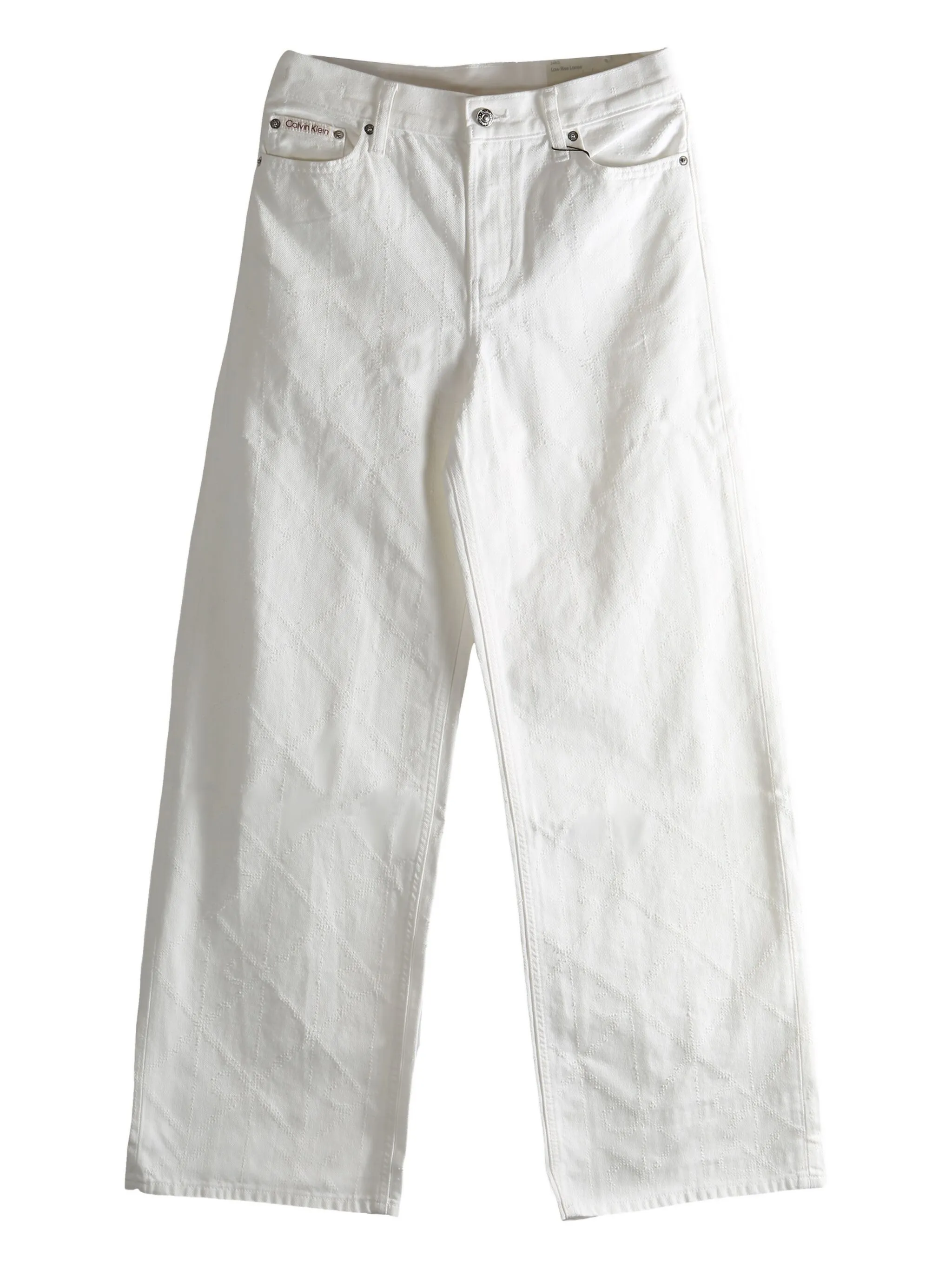 Широкие джинсы Calvin Klein, белый
Широкие джинсы Calvin Klein, белый