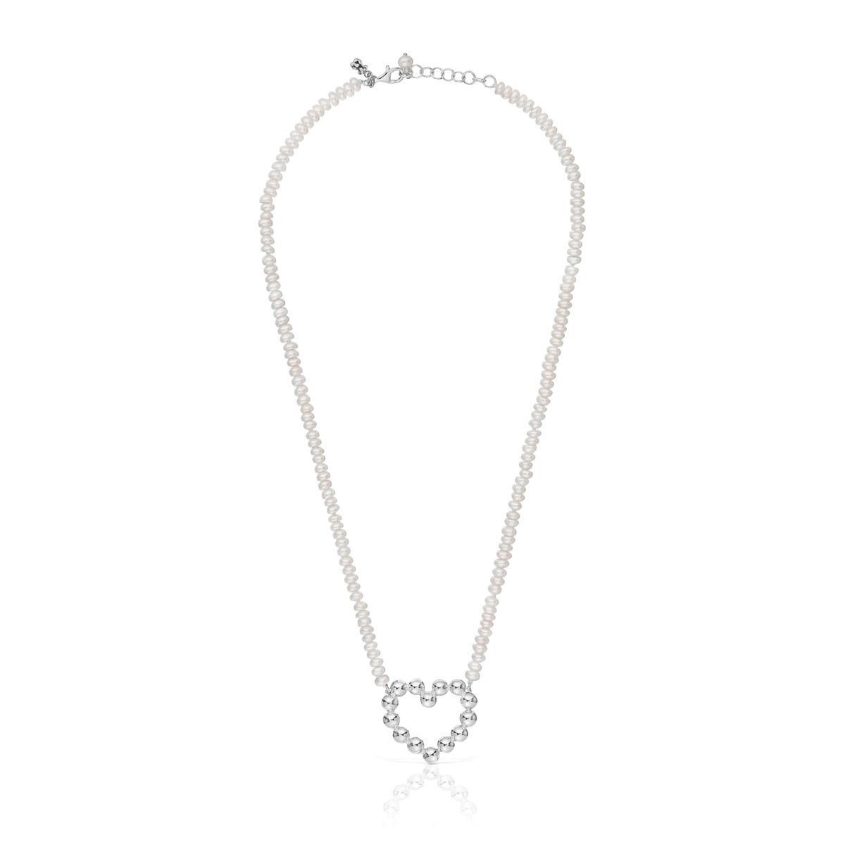 Колье Tous Heart Motif Sugar Party, серебро/жемчуг
Колье Tous Heart Motif Sugar Party, серебро/жемчуг