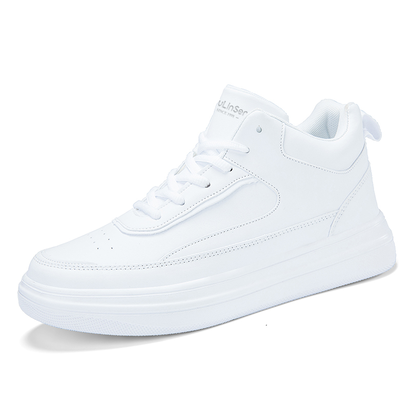 Нескользящие, амортизирующие, износостойкие, легкие, средней высоты, мужские кроссовки для скейтбординга Mulinsen, White
Нескользящие, амортизирующие, износостойкие, легкие, средней высоты, мужские кроссовки для скейтбординга Mulinsen, White