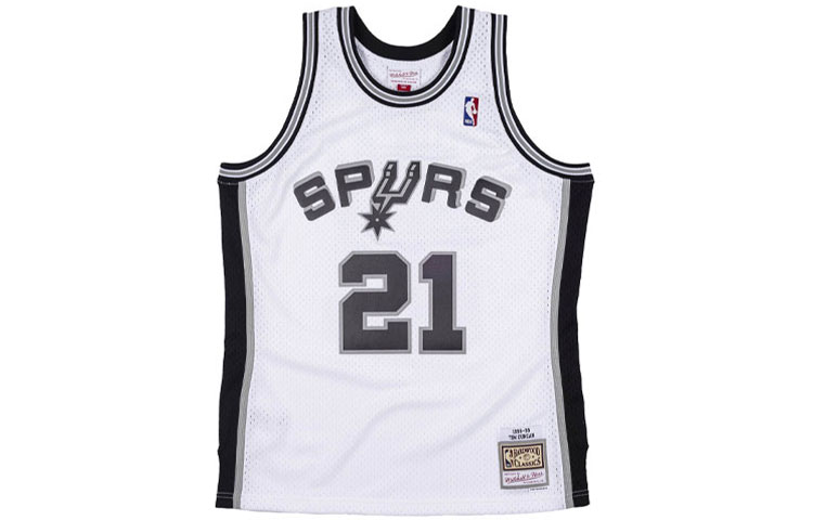 Майка баскетбольная Mitchell & Ness San Antonio Spurs 1998 99 Tim Duncan Swingman белая
Майка баскетбольная Mitchell & Ness San Antonio Spurs 1998 99 Tim Duncan Swingman белая