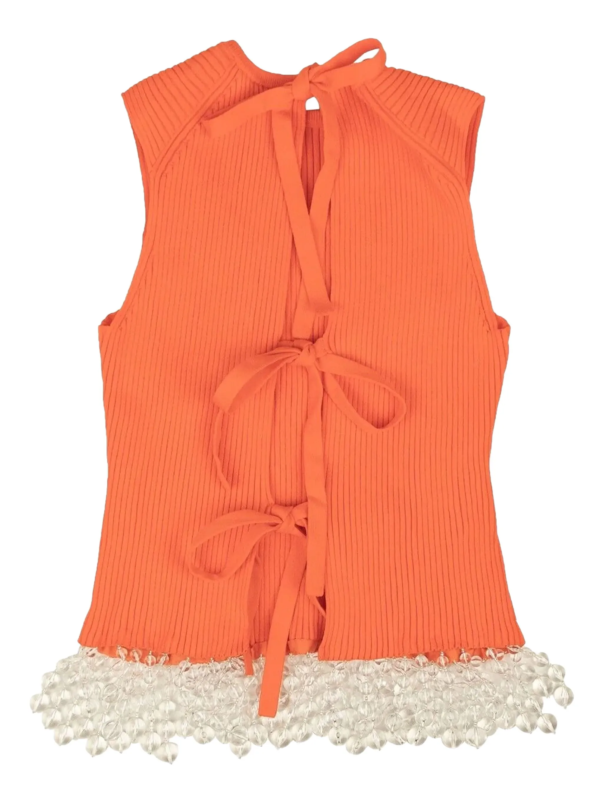 Трикотажный топ с бисером Opening Ceremony, оранжевый
Трикотажный топ с бисером Opening Ceremony, оранжевый