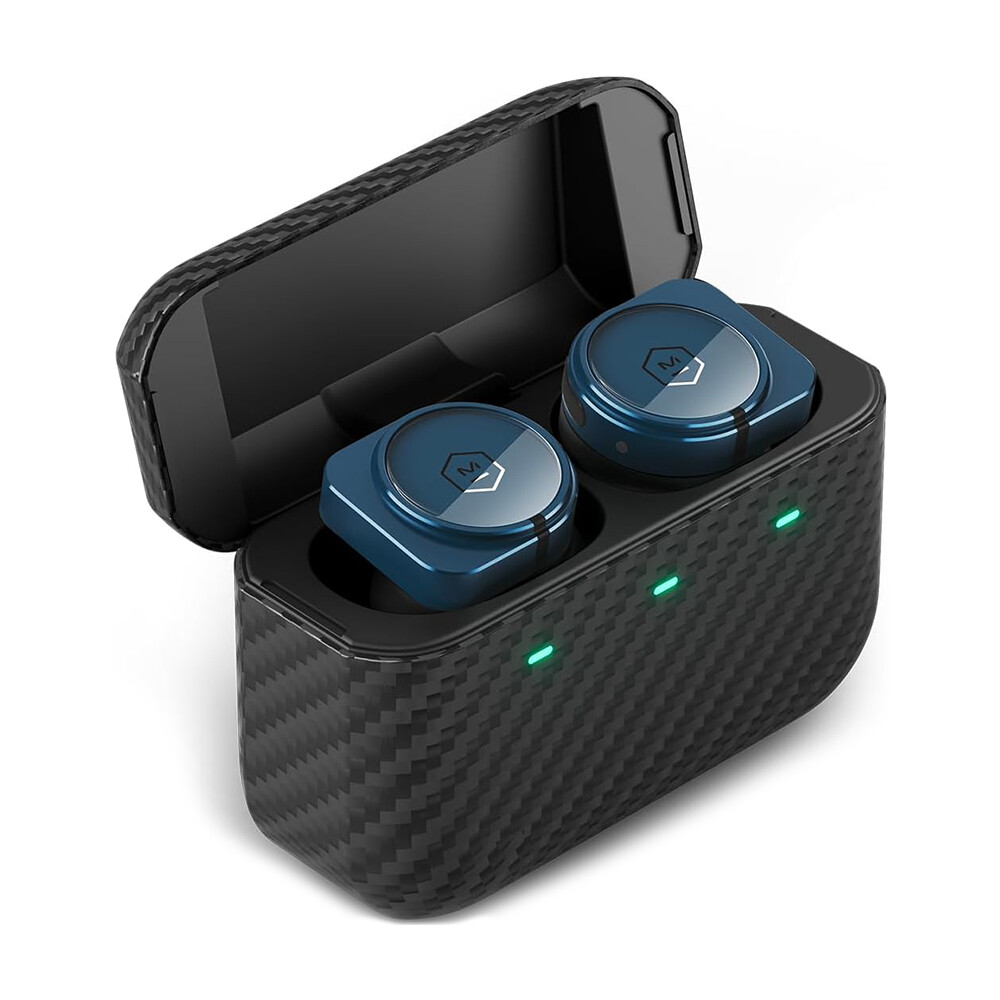 Беспроводные наушники Master & Dynamic MW09, синий/черный
Беспроводные наушники Master & Dynamic MW09, синий/черный