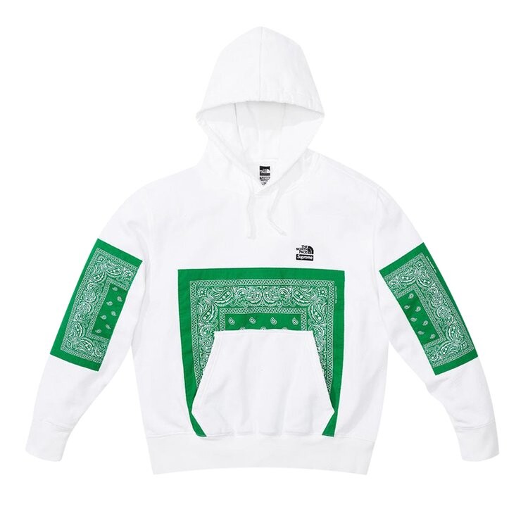Толстовка Supreme x The North Face Bandana Hooded Sweatshirt, белый
Толстовка Supreme x The North Face Bandana Hooded Sweatshirt, белый