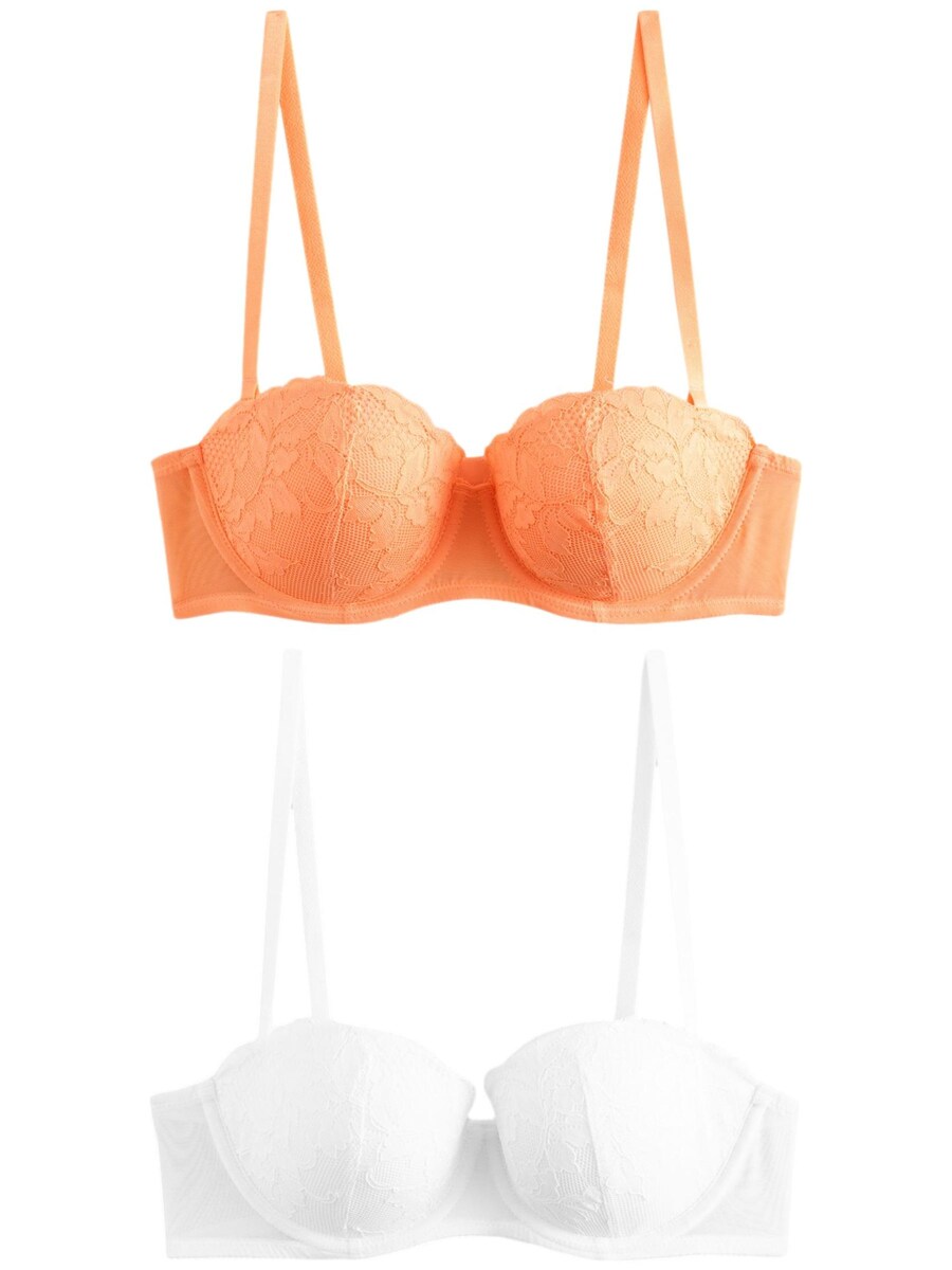 Бюстгальтер-балконет Next, цвет Light orange/White
Бюстгальтер-балконет Next, цвет Light orange/White