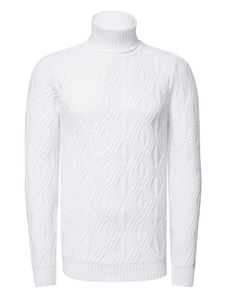 Пятнистый свитер крупной вязки с высоким воротником цвета экрю Rusty Neal
Пятнистый свитер крупной вязки с высоким воротником цвета экрю Rusty Neal