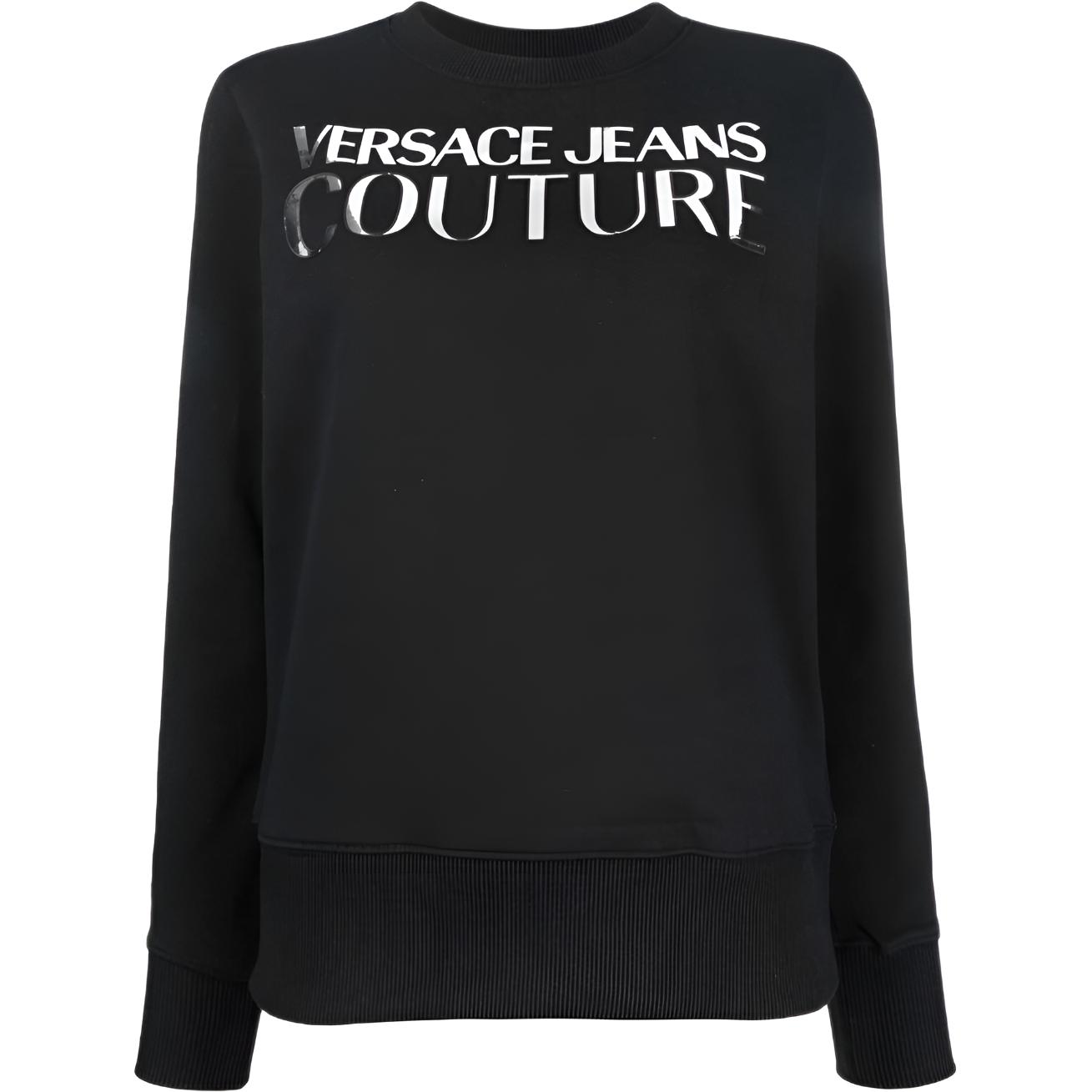 Свитшот с принтом логотипа VERSACE JEANS COUTURE, черный
Свитшот с принтом логотипа VERSACE JEANS COUTURE, черный