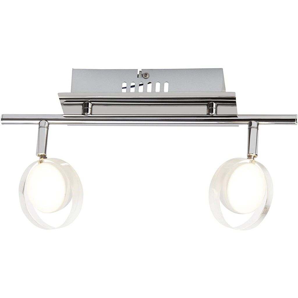 Яркий светодиодный потолочный светильник с точечной трубкой Calvin Chrome 2 x 5 Вт 720 лм теплый белый 3000 К поворотный BRILLIANT
Яркий светодиодный потолочный светильник с точечной трубкой Calvin Chrome 2 x 5 Вт 720 лм теплый белый 3000 К поворотный BRILLIANT