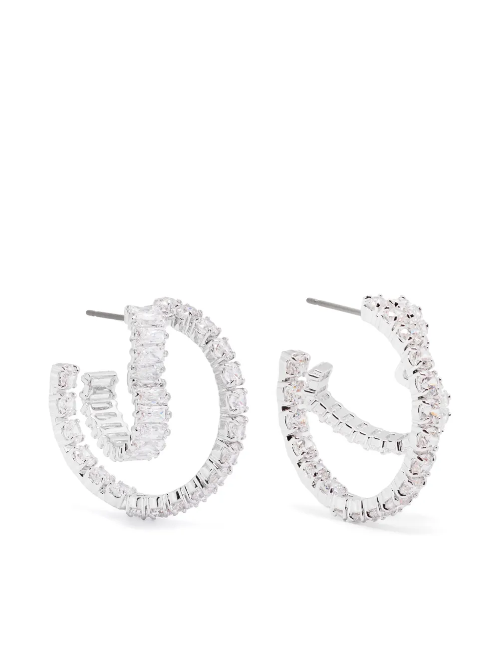 Серьги-кольца Matrix Swarovski, белый
Серьги-кольца Matrix Swarovski, белый