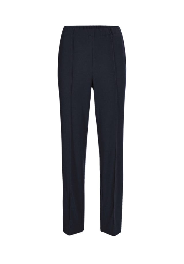 Короткий размер: удобные брюки в рубчик Goldner, синий
Короткий размер: удобные брюки в рубчик Goldner, синий