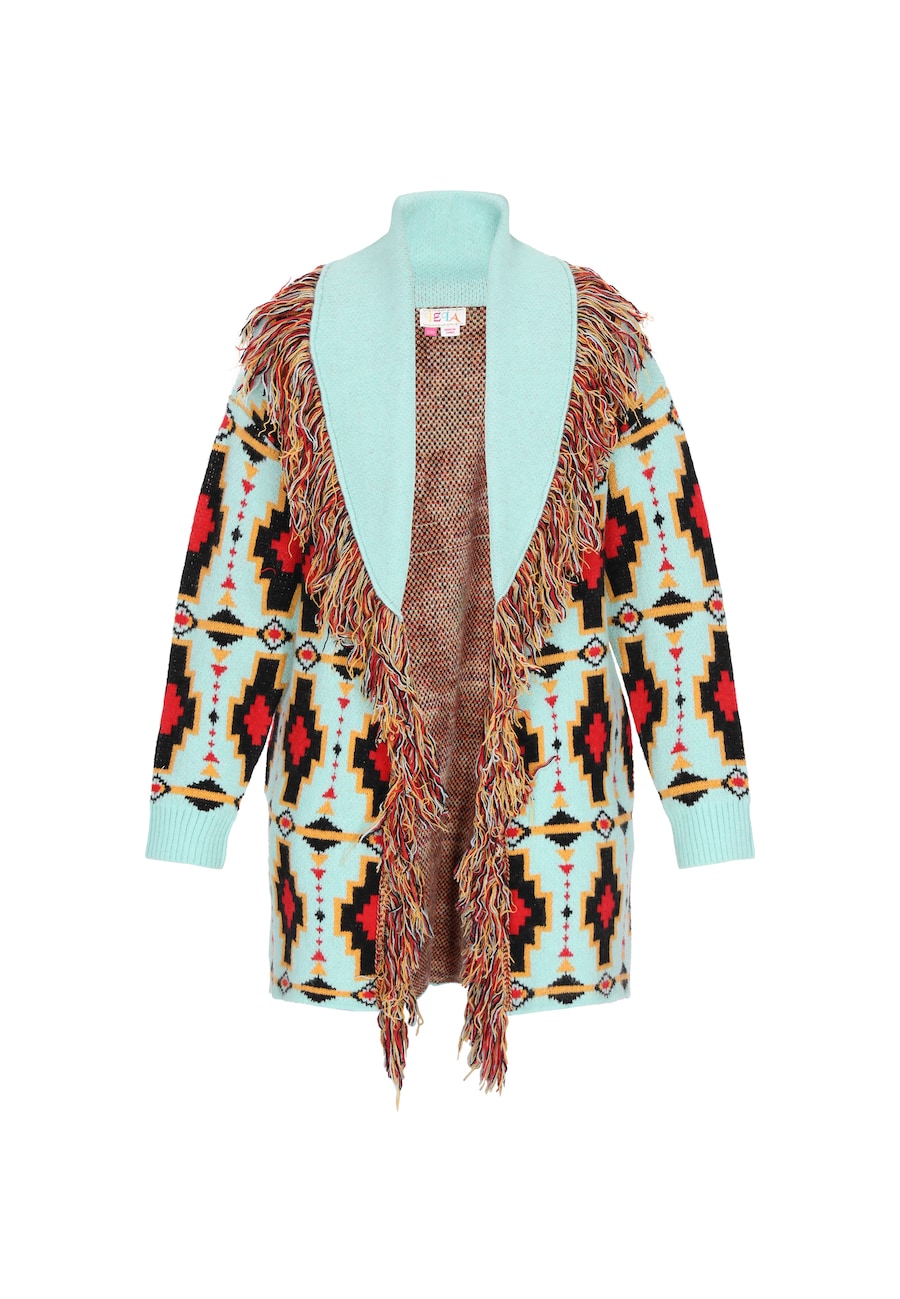 Вязаный кардиган IZIA, небесно-голубой/черный
Вязаный кардиган IZIA, небесно-голубой/черный