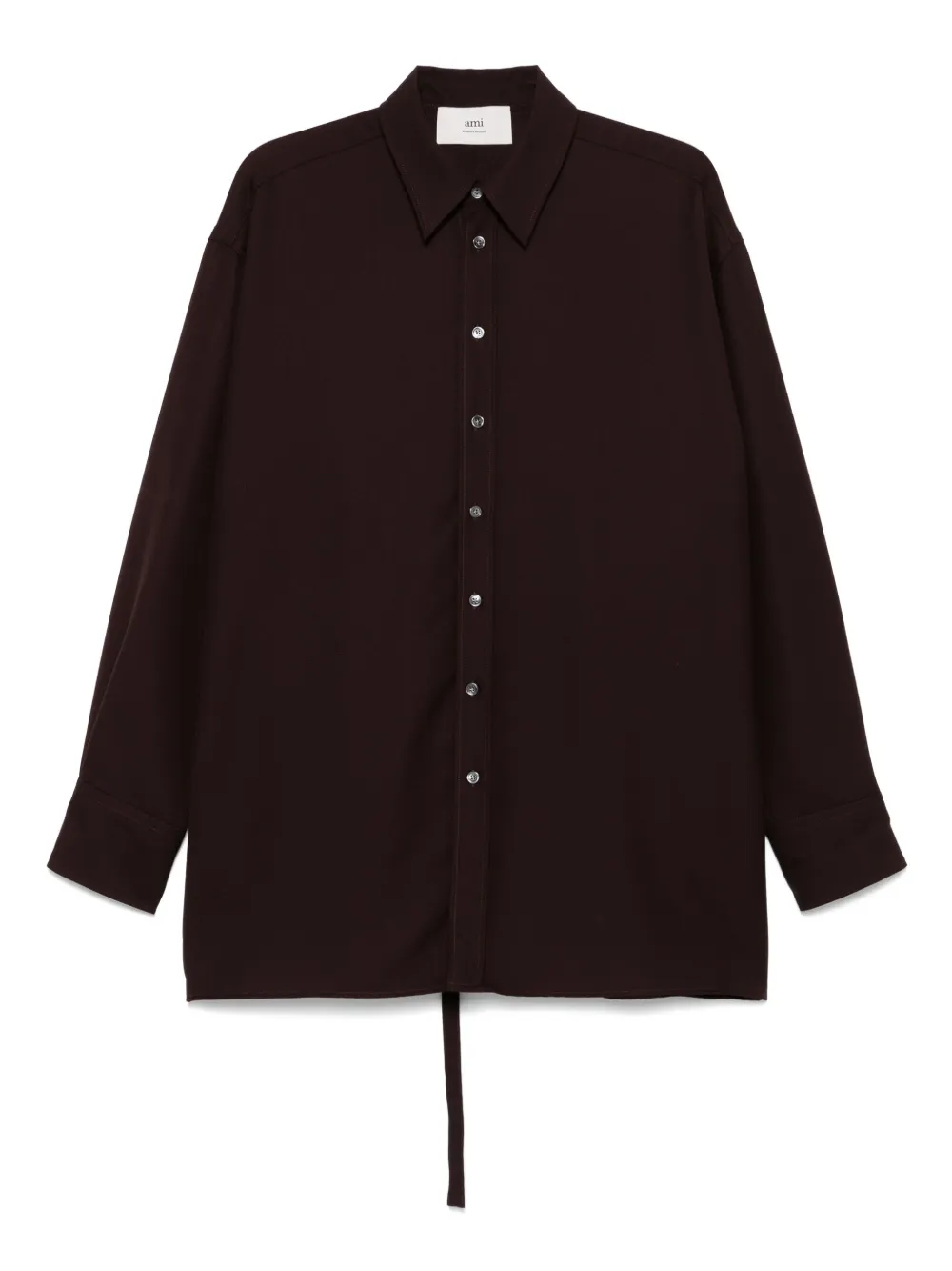 Рубашка с разрезом AMI Paris, коричневый
Рубашка с разрезом AMI Paris, коричневый