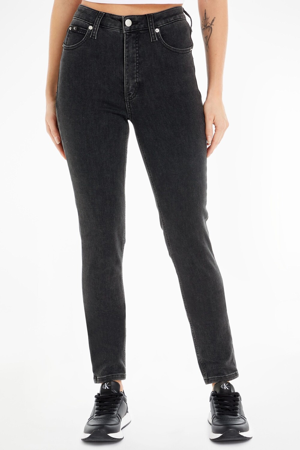 Черные джинсы скинни с завышенной талией Calvin Klein Calvin Klein Jeans, черный
Черные джинсы скинни с завышенной талией Calvin Klein Calvin Klein Jeans, черный