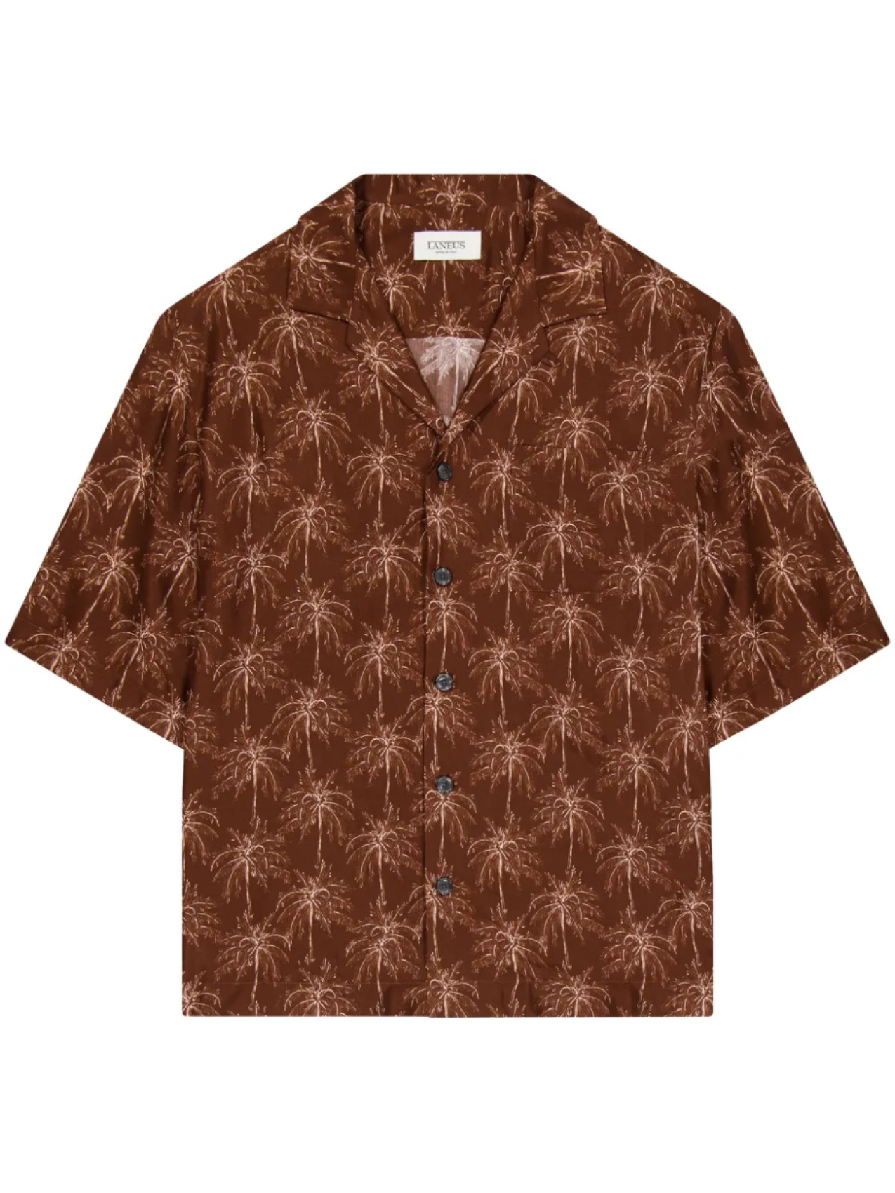 Рубашка Laneus с пальмами, коричневый
Рубашка Laneus с пальмами, коричневый