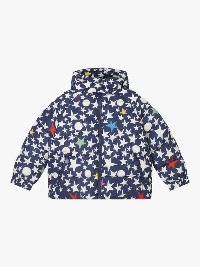 Звездная пуховая куртка Stella McCartney Kids, Blu/Multi
Звездная пуховая куртка Stella McCartney Kids, Blu/Multi