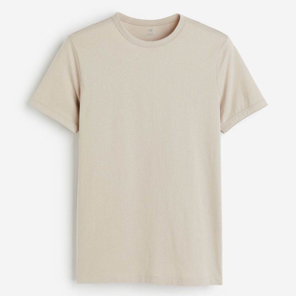 Футболка H&M Slim Fit Cotton, бежевый
Футболка H&M Slim Fit Cotton, бежевый
