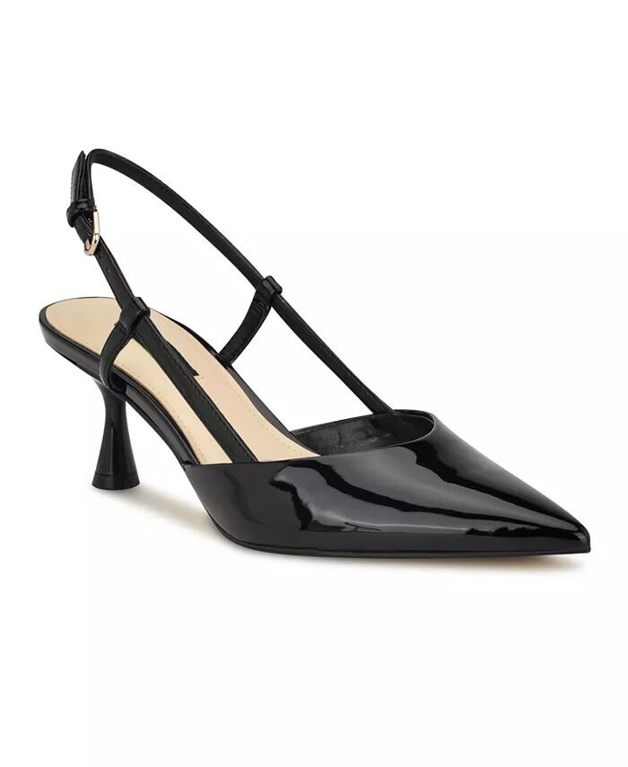 Женские туфли-лодочки Rhonda с острым носком на зауженном каблуке Nine West, черный
Женские туфли-лодочки Rhonda с острым носком на зауженном каблуке Nine West, черный
