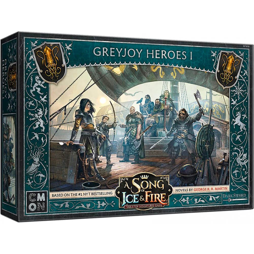 Дополнительный набор к CMON A Song of Ice and Fire Tabletop Miniatures Game, Greyjoy Heroes I
Дополнительный набор к CMON A Song of Ice and Fire Tabletop Miniatures Game, Greyjoy Heroes I