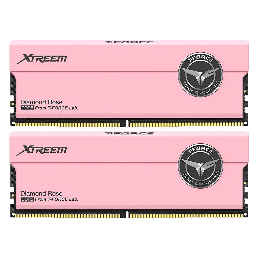 Оперативная память Team Group T-Force Xtreem, 32 Гб (2 х 16Гб), DDR5, 7600 МГц, FFPD532G7600HC36FDC01, розовый
Оперативная память Team Group T-Force Xtreem, 32 Гб (2 х 16Гб), DDR5, 7600 МГц, FFPD532G7600HC36FDC01, розовый