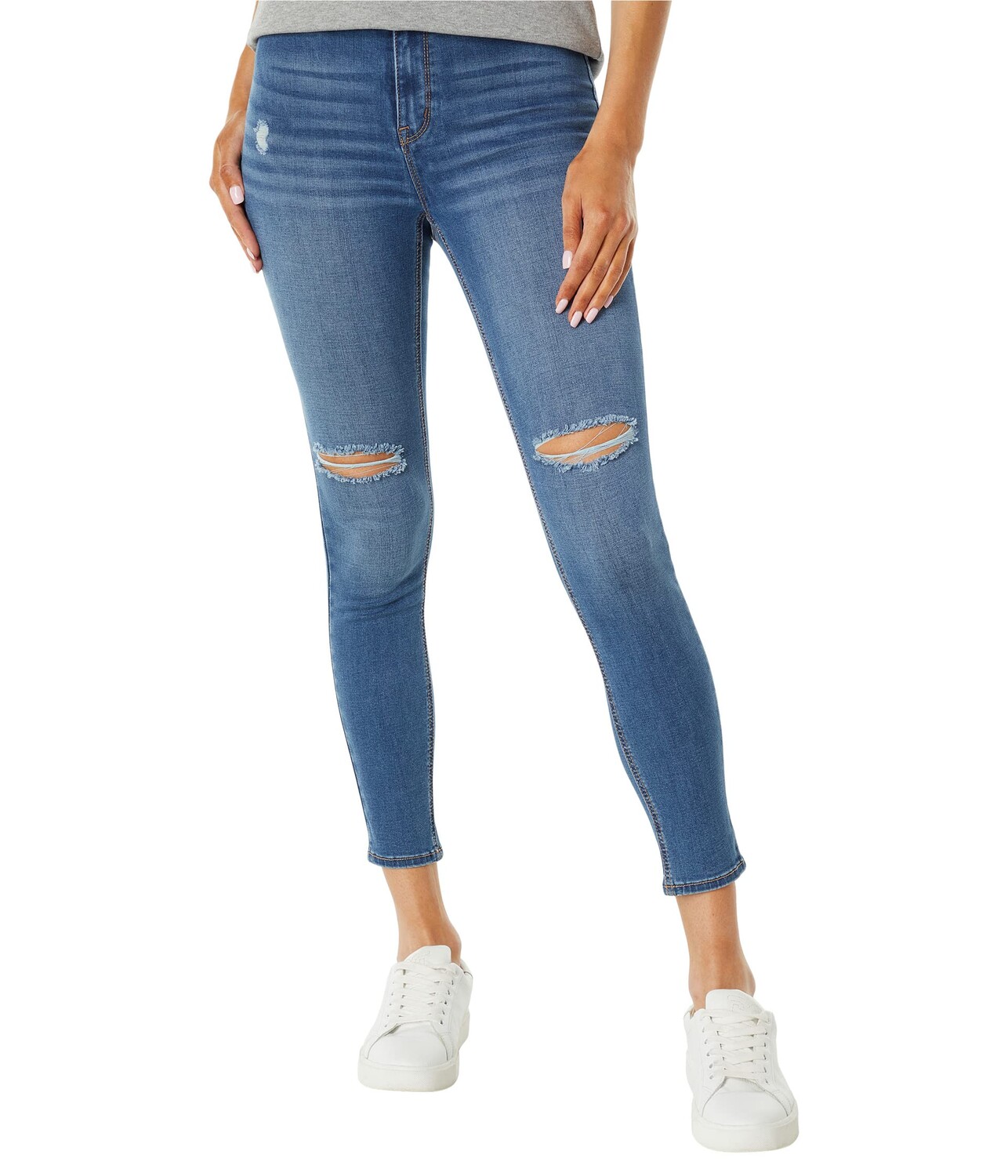 Джинсы U.S. POLO ASSN., High-Rise Destructed Stretch Denim Jeggings in Dark Enzyme Wash
Джинсы U.S. POLO ASSN., High-Rise Destructed Stretch Denim Jeggings in Dark Enzyme Wash