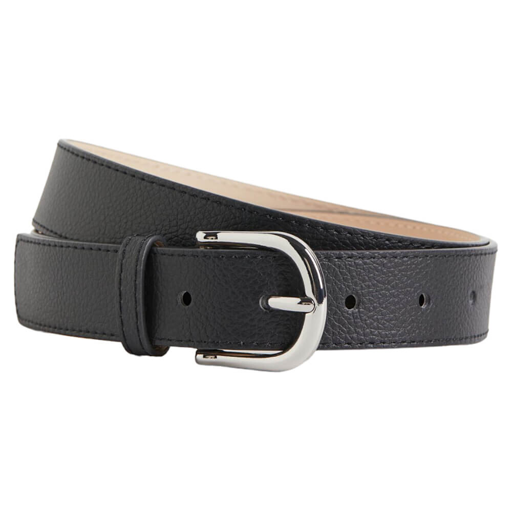 Ремень H&M с металлической пряжкой, черный
Ремень H&M с металлической пряжкой, черный