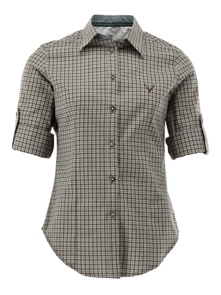 Традиционная блузка Прами оливкового цвета OS-Trachten
Традиционная блузка Прами оливкового цвета OS-Trachten